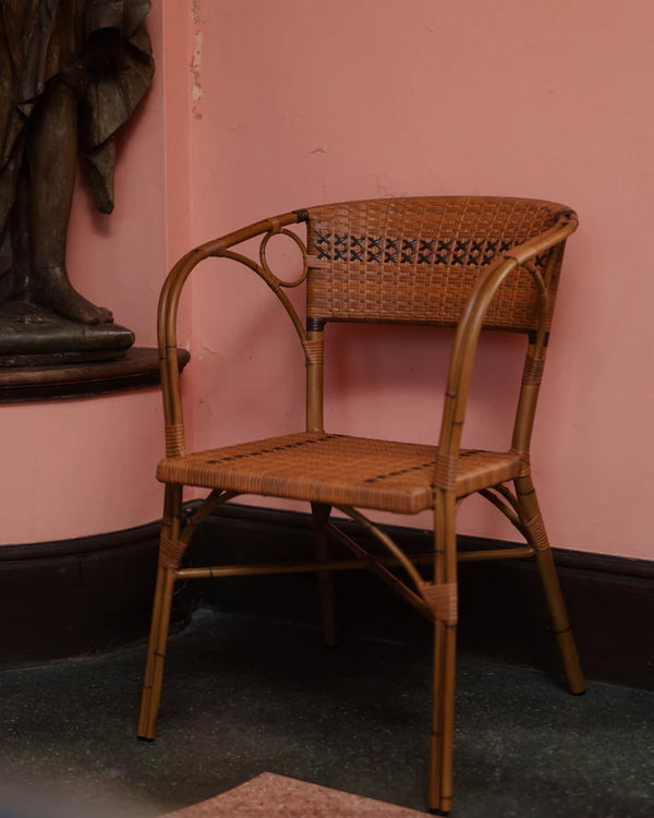 Sharland England Juliette armchair, Hickory brown