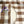 Serviett gingham brun&hvit, 2 stk