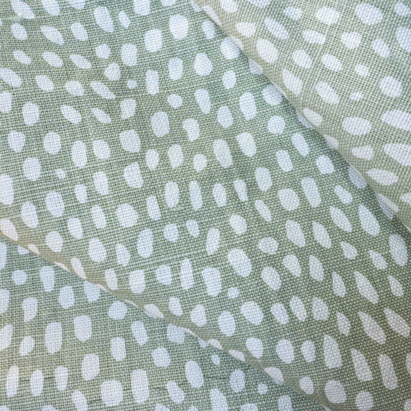 Spotty - Sage fabric Cathy Nordström