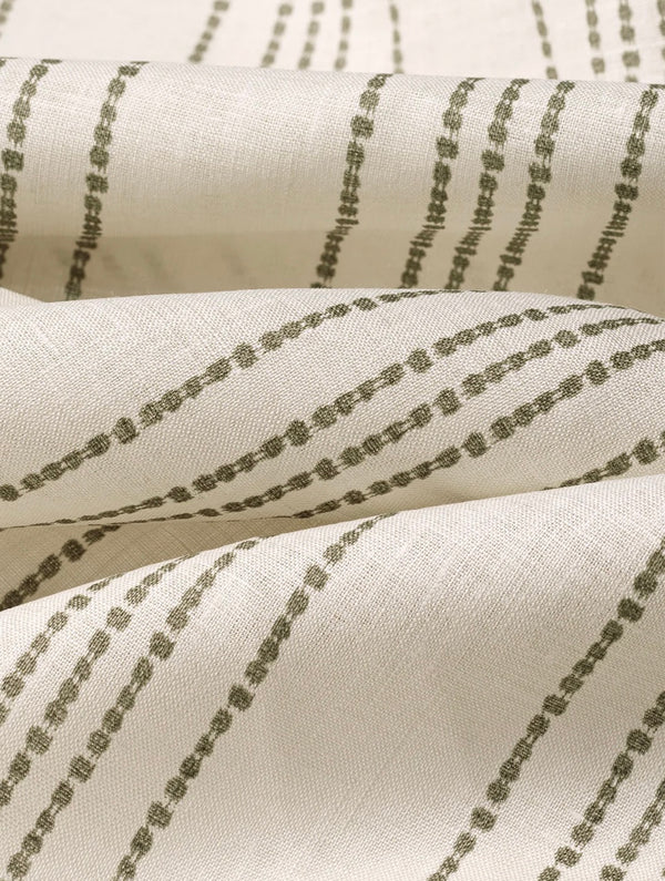 Helene Blanche Vera's Stripe Fabric, Sage