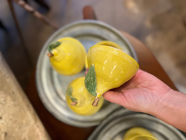 Lemon bowl with lid