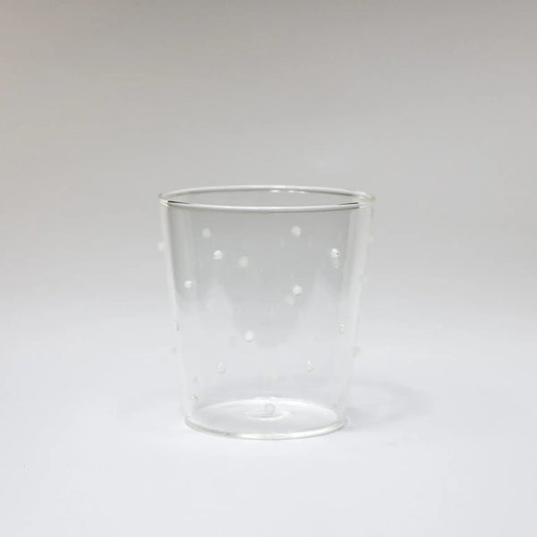 Venice Glass with White Dots