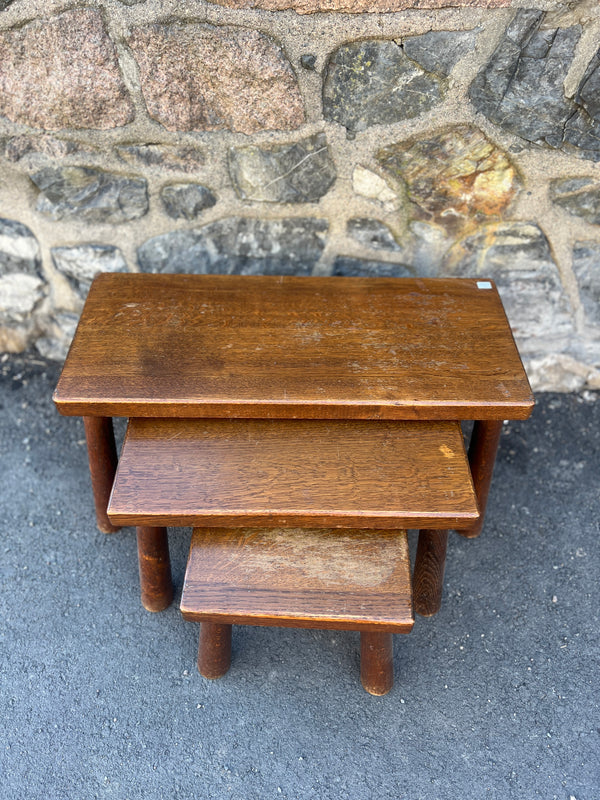 Vintage bord sett med 3