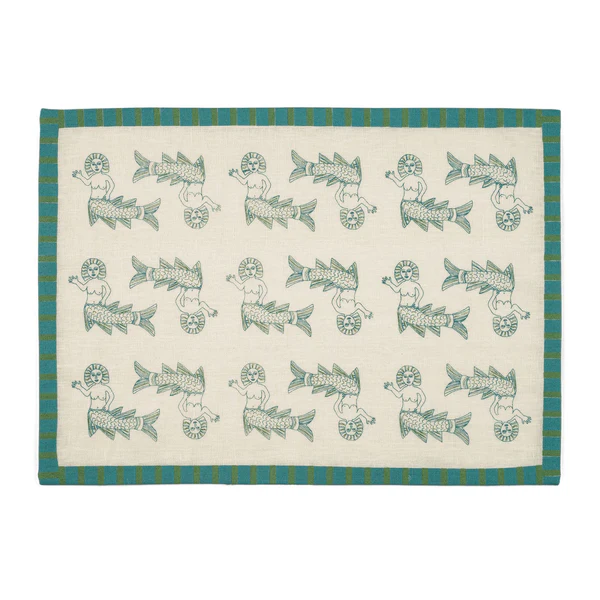 Sea Bride Placemat Teal