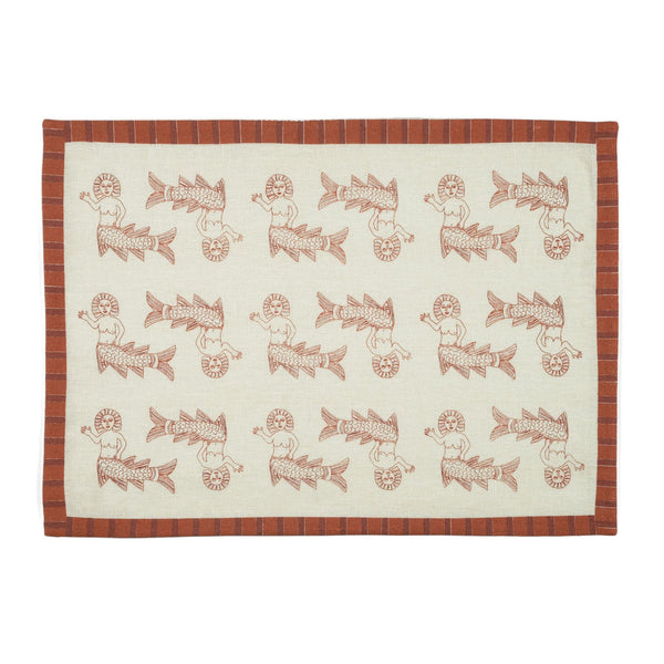 Sea Bride Placemat Terracotta