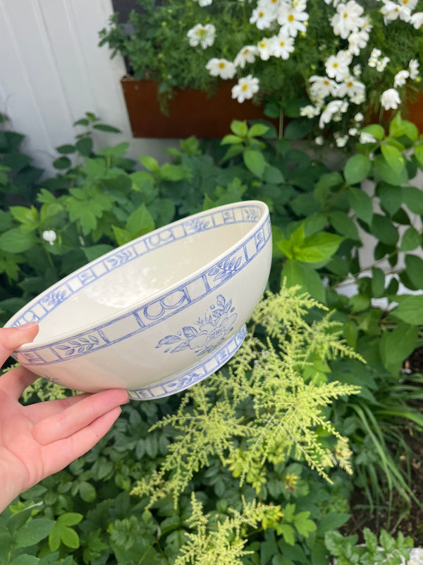 Gien Oiseau Bleu, Serving dish