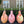 Olivenoljeflaske, Hint of Pink