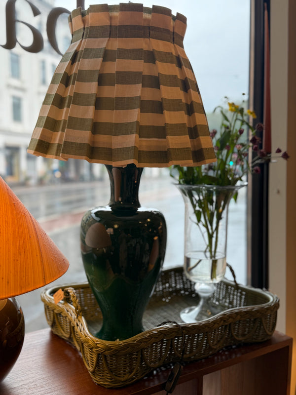 Milano Lampefot Medium, Glossy grønn