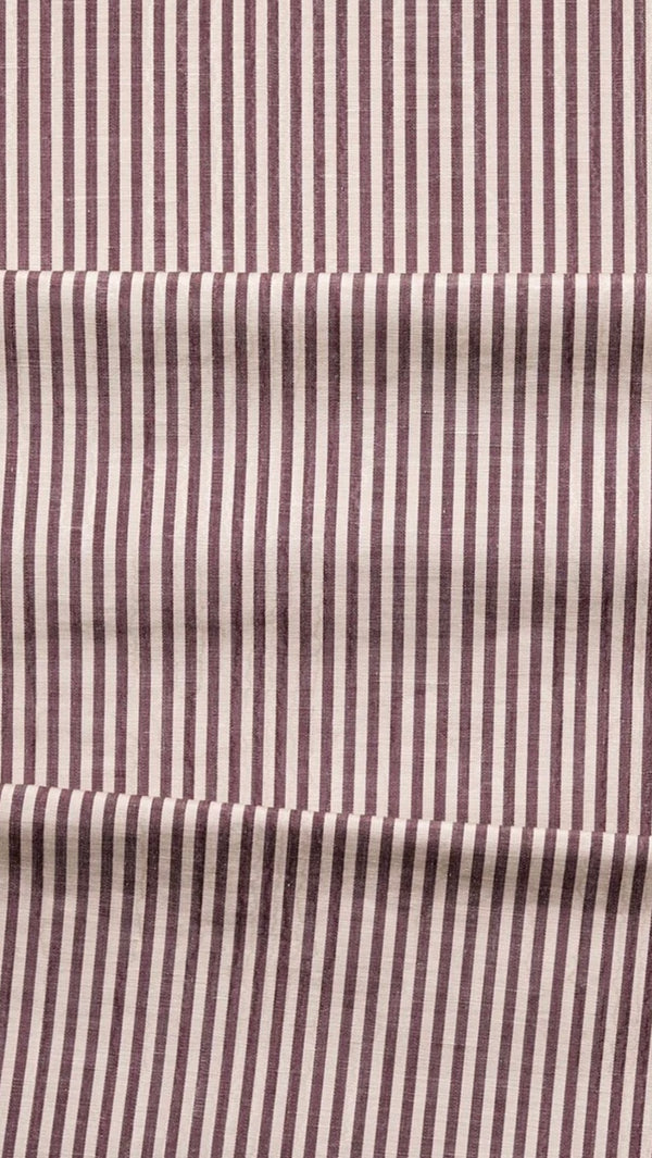 Moiré Stripe Fabric, Plum
