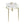 Servant - Burlington Edwardian 61 cm med stativ i Ubehandlet Messing
