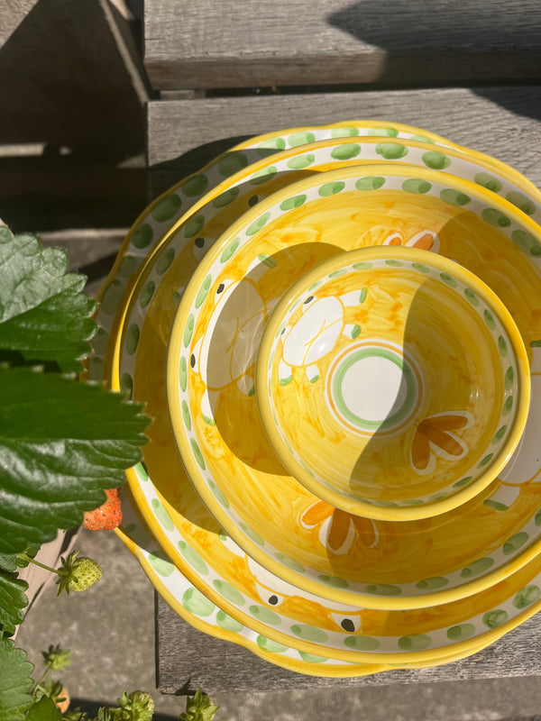 Amalfi servise, gul