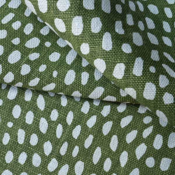 Spotty - Moss fabric Cathy Nordström