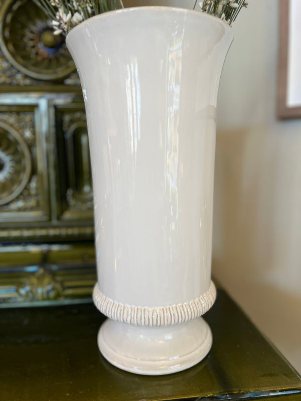 Tall Vase white