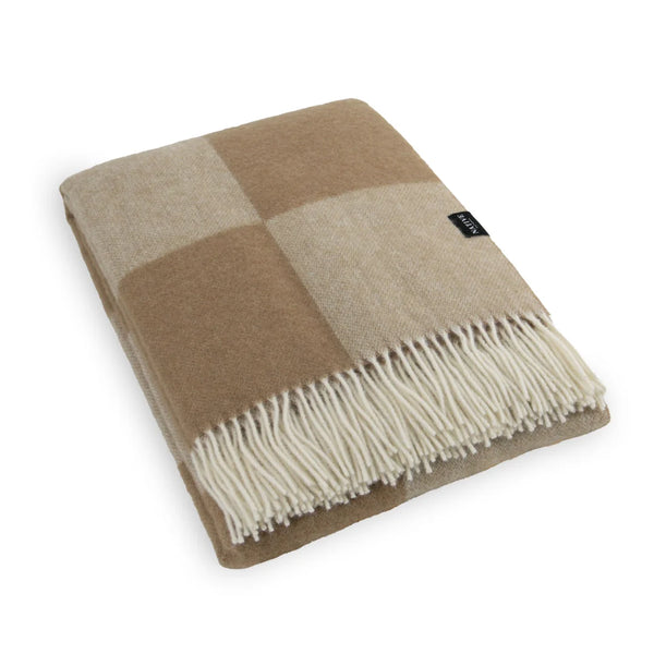 Ullpledd, Beige ruter