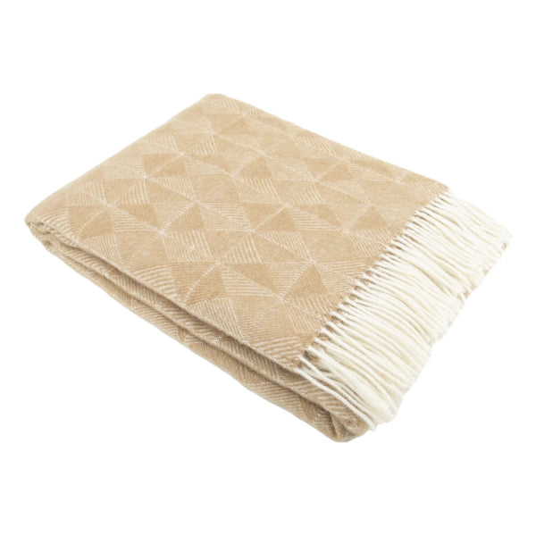 Ullpledd, Beige