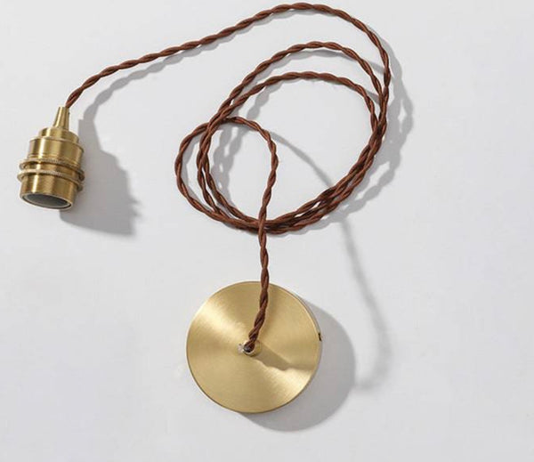 Pendellampe oppheng, brun