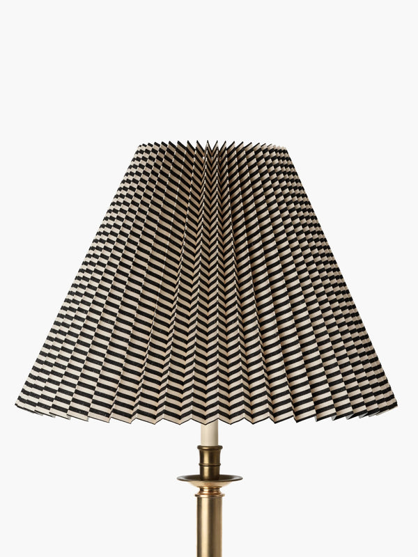 Helene Blanche Lampshade, Drop Charcoal