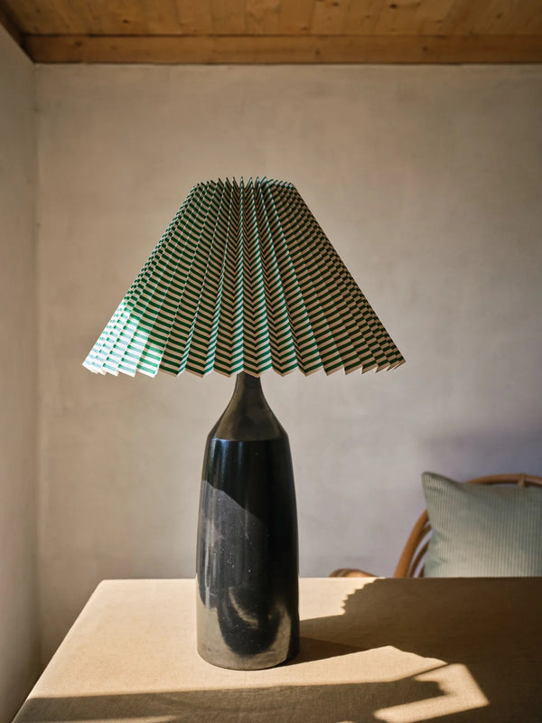 Helene Blanche Lampshade, Drop Charcoal