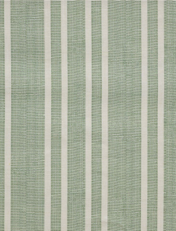 Helene Blanche gardin, Needlepoint stripe, Green Earth