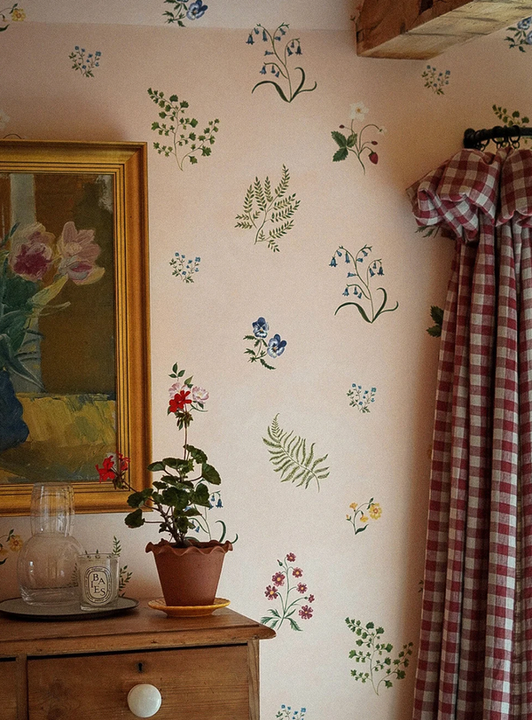 Tess Newall tapet, Herbarium blush