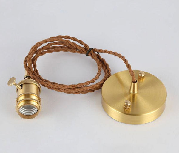 Pendellampe oppheng, messing