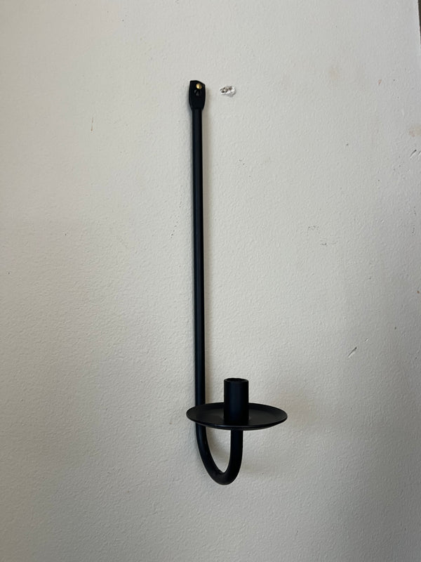 The slender taper candle wall scone