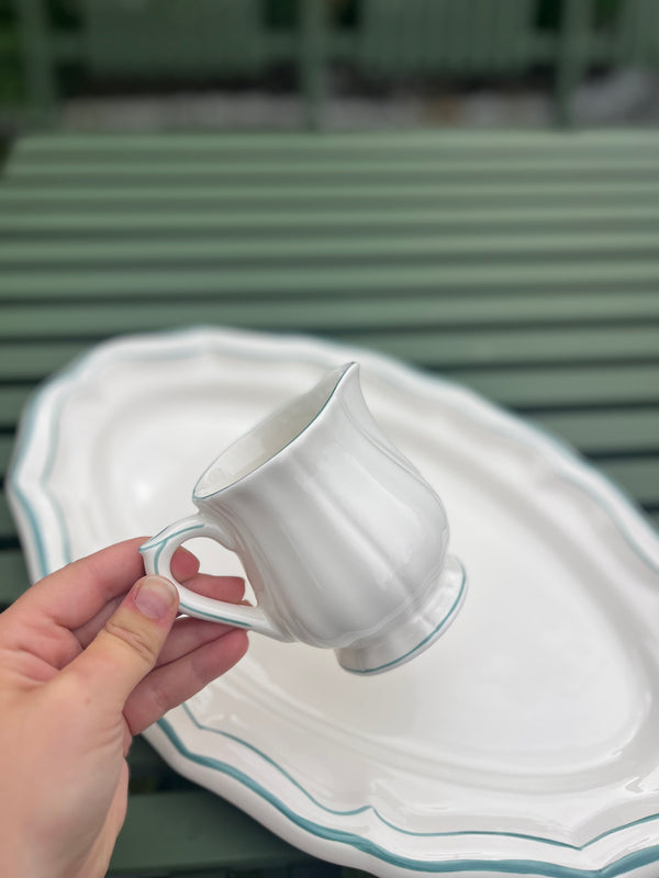 Gien Les Filet celadon, fløtekanne