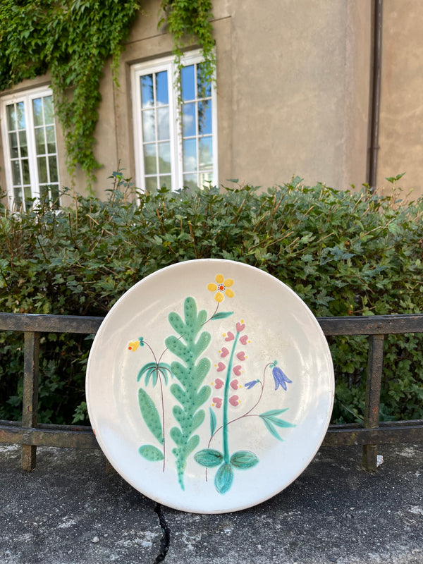 Anna Lisa Thomson Floral Plate