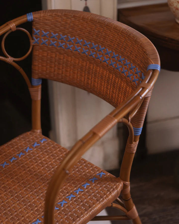 Sharland England Juliette armchair, Cornflower blue