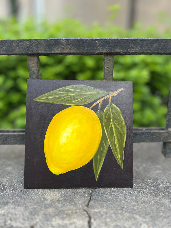 Lemon Oil Painting Original