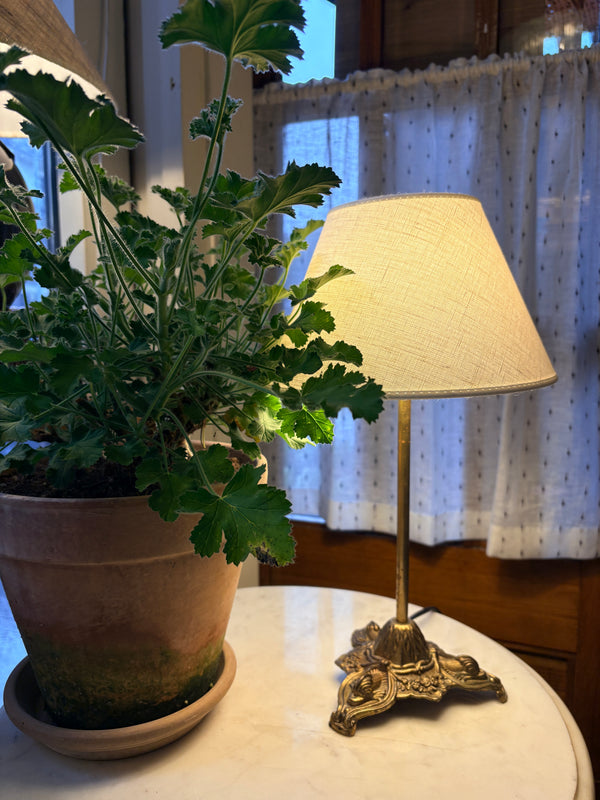 Vintage Lampe, messing