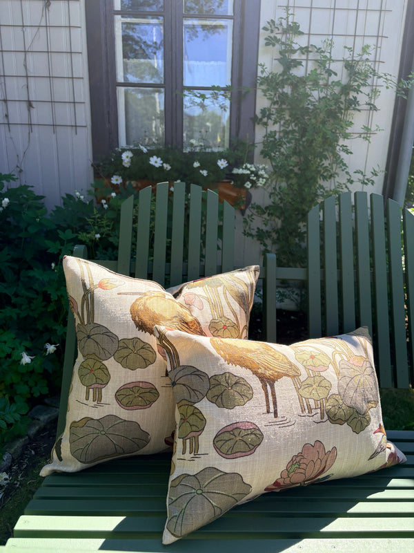 GP&J Baker, Nympheus bisqiut/taupe Pute 50x50