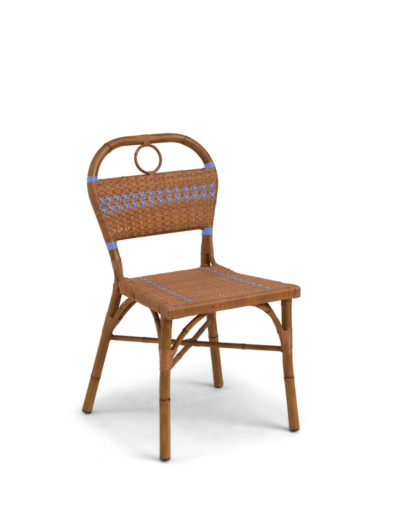 Sharland England Juliette dining chair, Cornflower blue