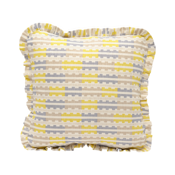 Cathy Nordström Marianne Lemon Blue Ruffled