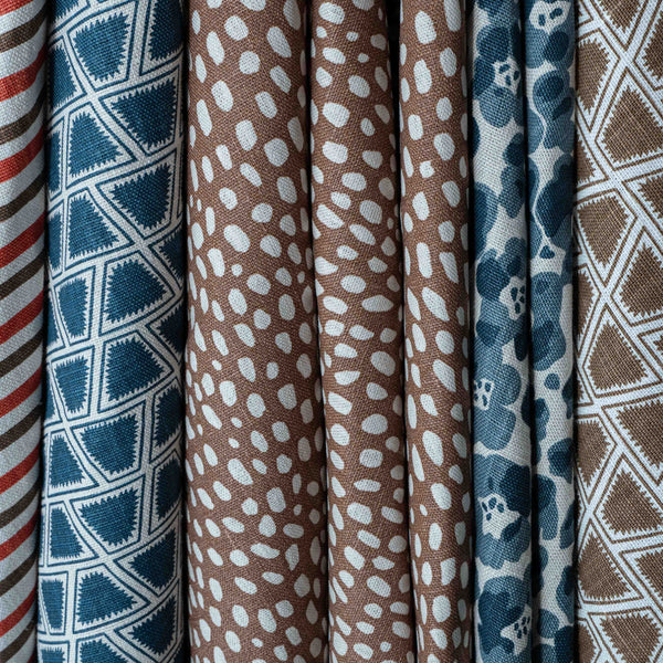 Spotty - Tobacco Cathy Nordström Stoff