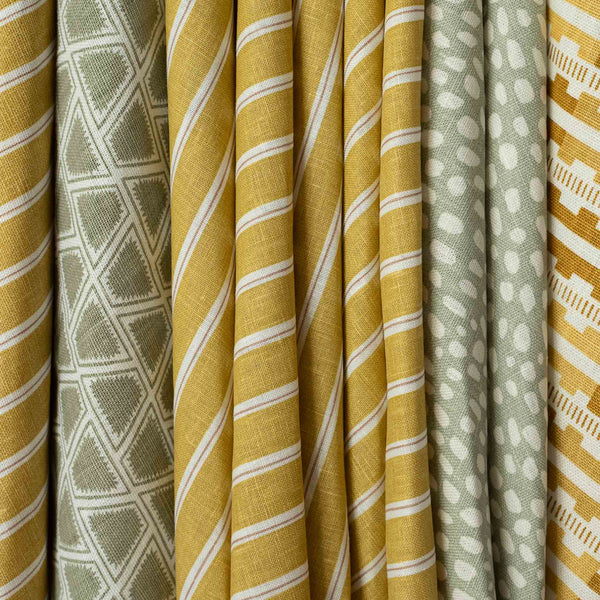 Cathy Nordström Tekstil, Stig Stripe Lightweight - Mustard