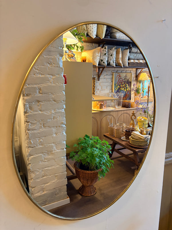 Octagon Mirror, Brass