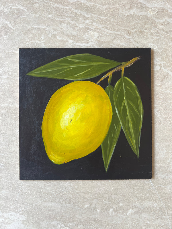 Lemon Oil Painting Original