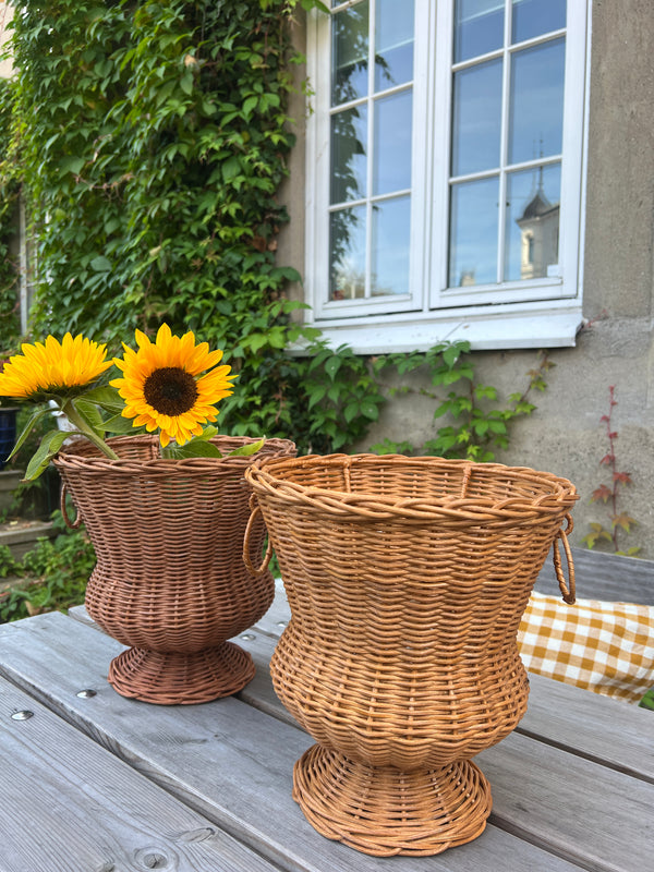 Rattan vase mini