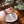 Helene Blanche serveringsbrett, Silvia's Cloth Plum Curvy Oval