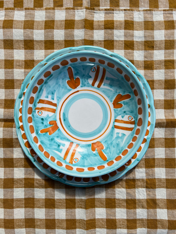 Amalfi tableware Turquoise