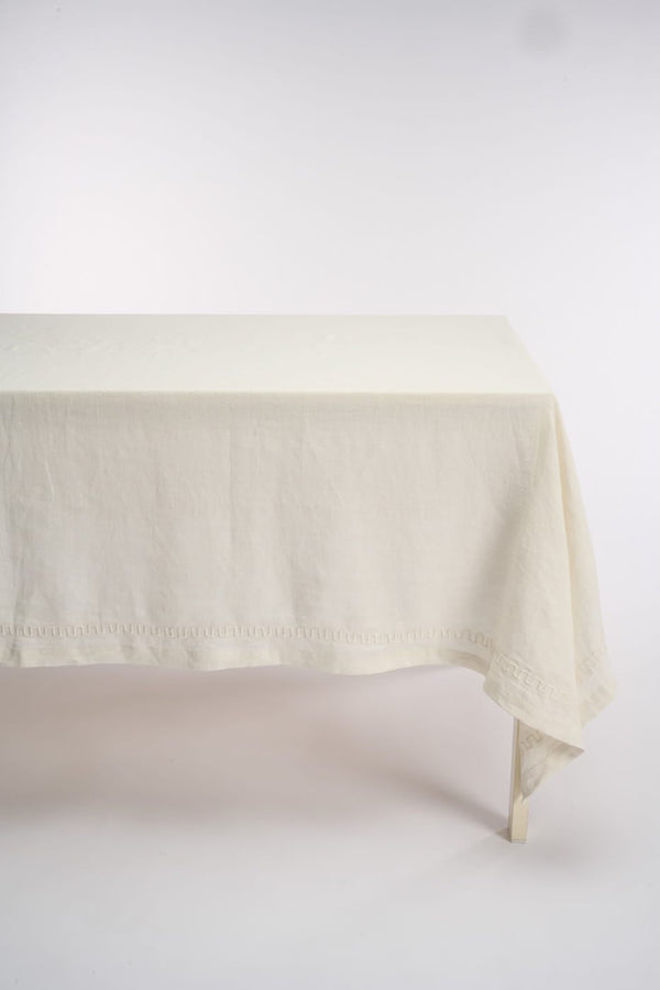 Cappelen dimyr frame  lin duk, Hvit