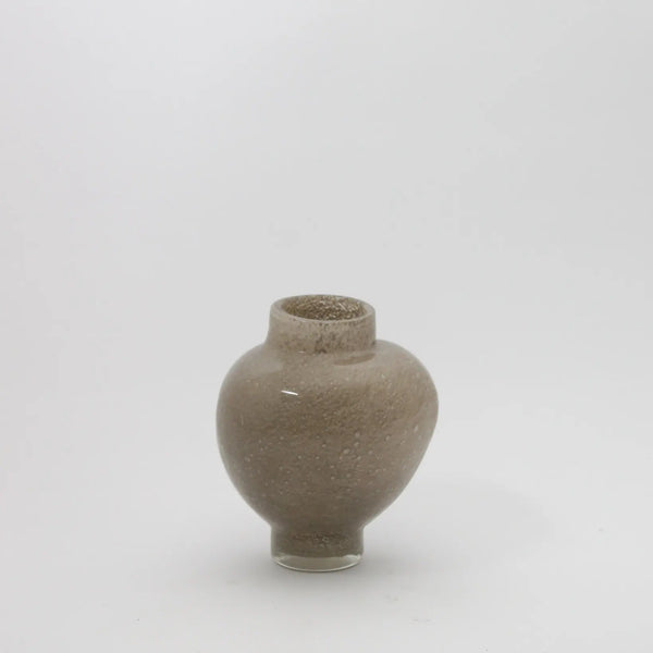 Small Mouth blown Vase Taupe