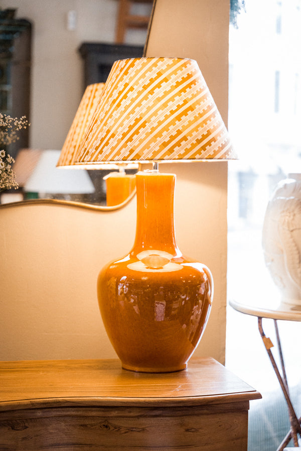 Donna Lamp Base, Mustard Yellow