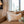 Helene Blanche cushion, Polka Stripe Ocher 40x60