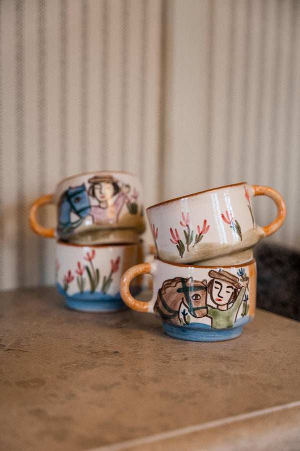 Georgia Cup With Handle