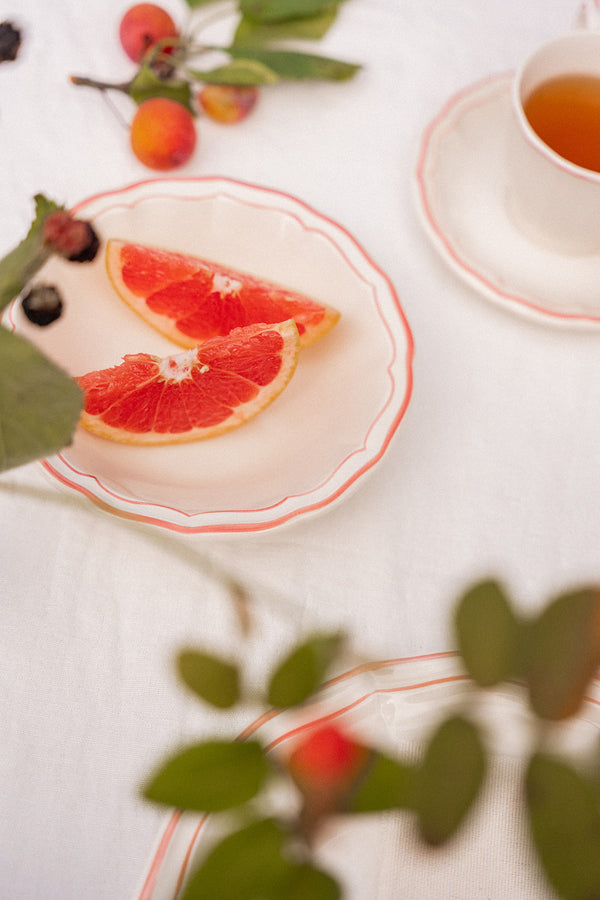 Gien Les Filet Corail, Small Breakfast Bowl