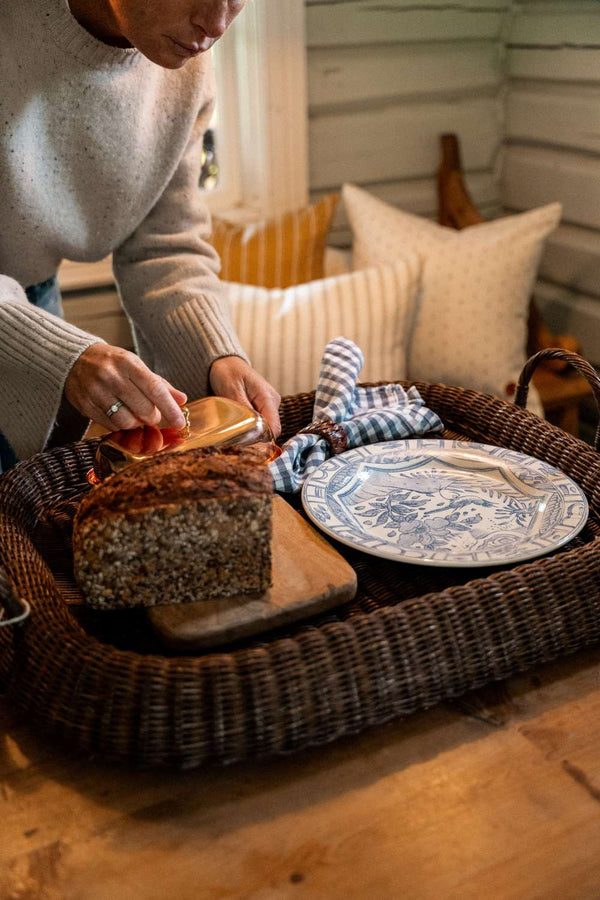 Gien Oiseau Bleu, Desserttallerken