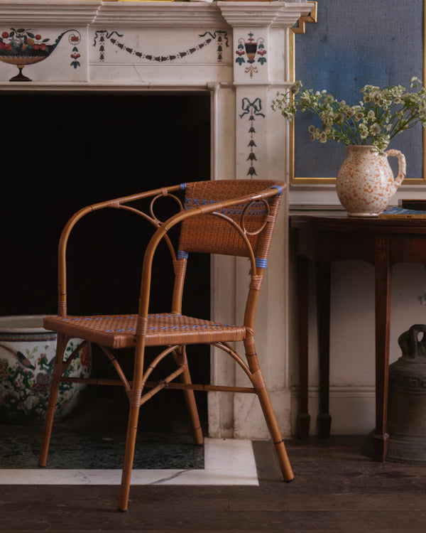 Sharland England Juliette armchair, Cornflower blue