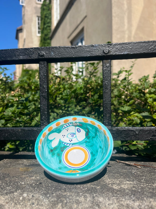 Amalfi Tableware, Turquoise Fish